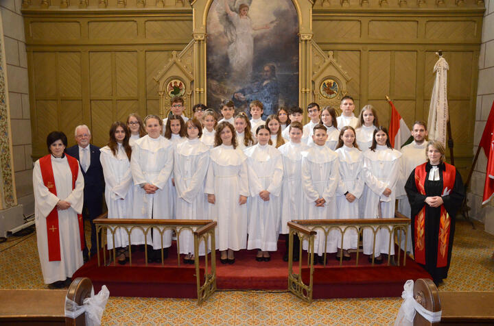 Konfirmci volt gylekezetnkben