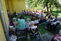 Az otthonlakók hittanos táborban Az otthonlakók hittanos táborban