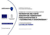 Hátrányos helyzetű asszonyok foglalkoztatása a Szombathelyi Diakóniában Hátrányos helyzetű asszonyok foglalkoztatása a Szombathelyi Diakóniában