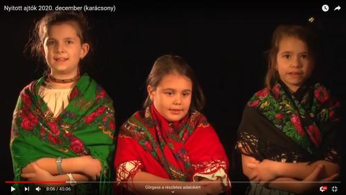 Nyitott ajtk 2020. december - karcsony